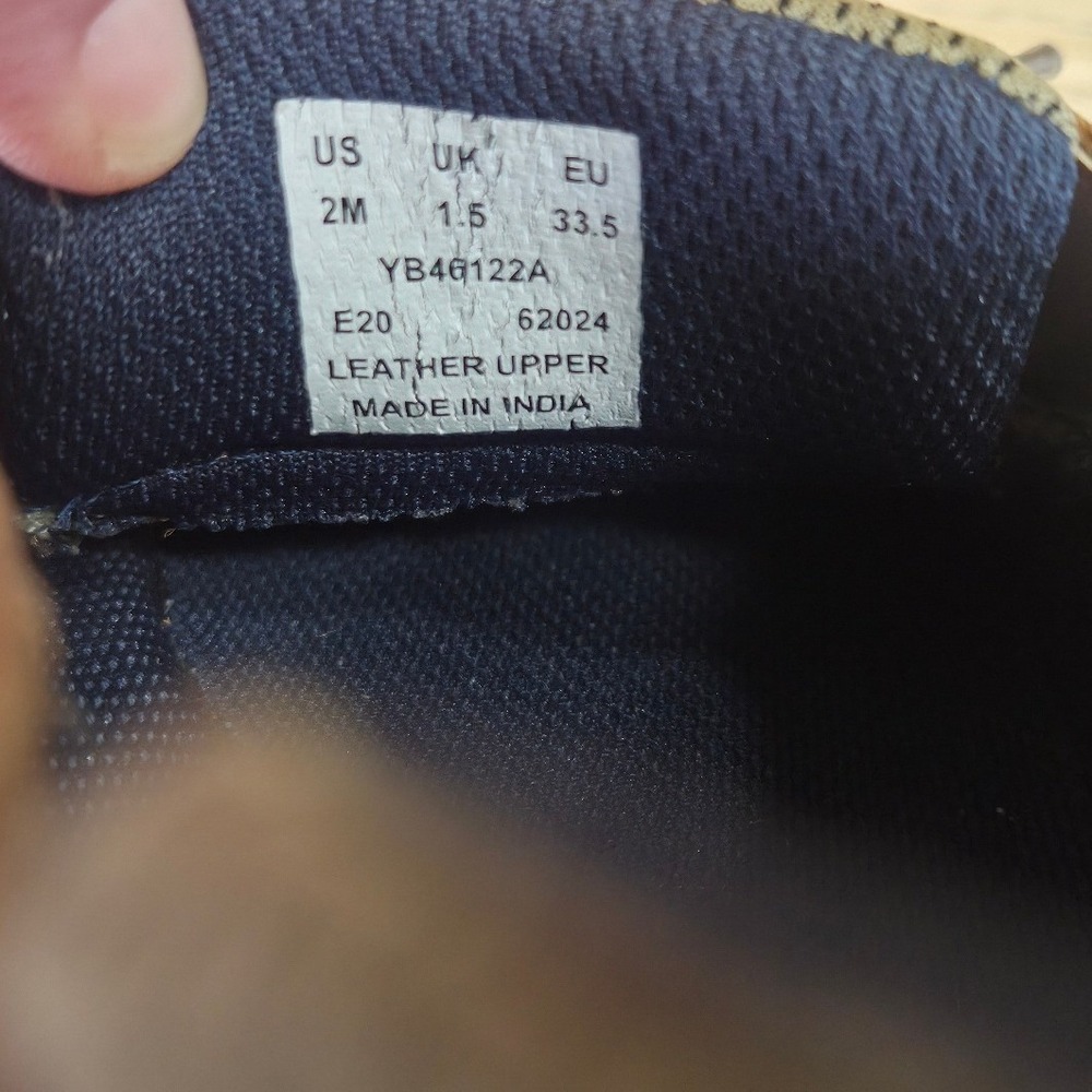 Sperry Top-Sider Kids Billfish Tan Leather Mesh Boat Shoes YB46122A Size 2M - Picture 7 of 8